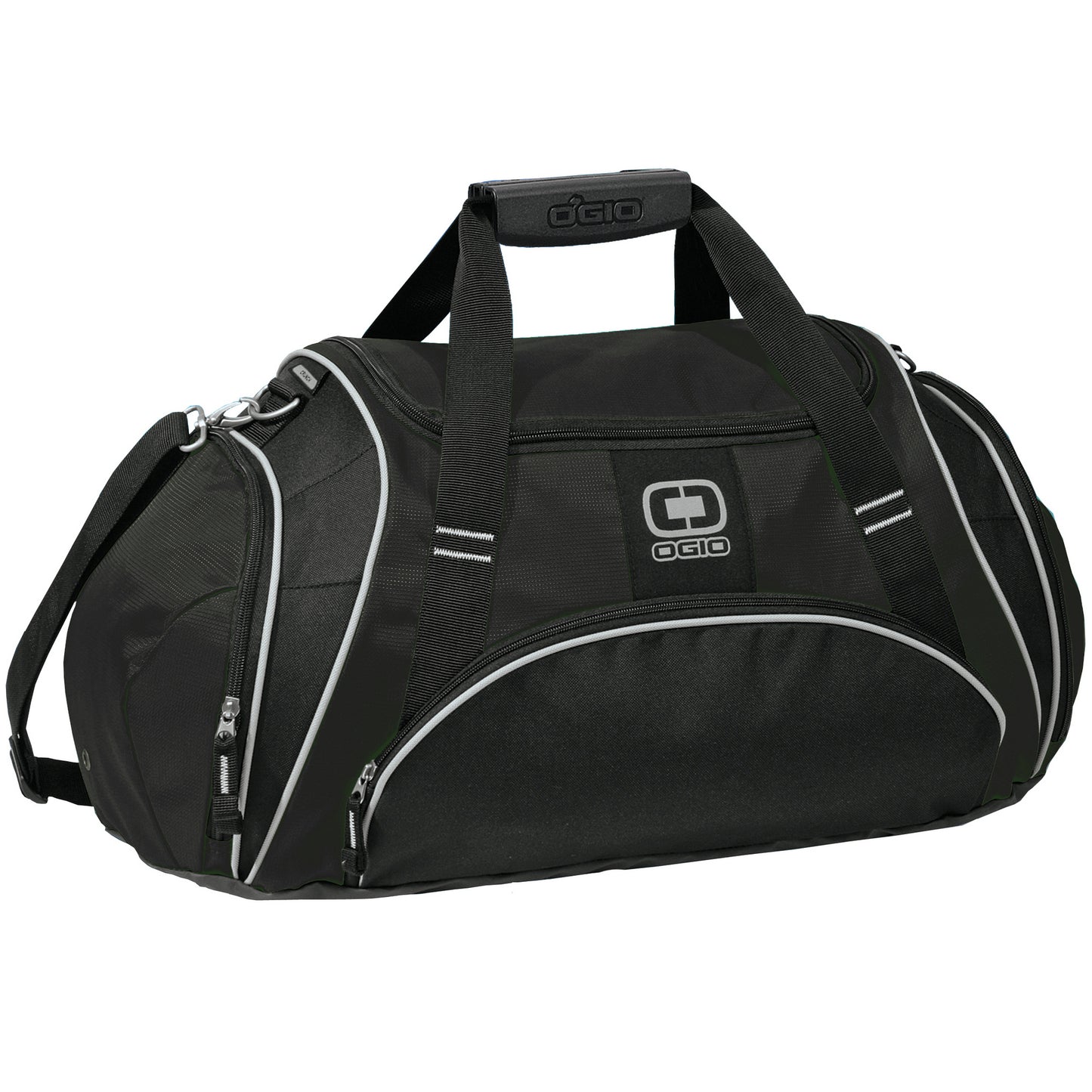 Black - Front - Ogio Crunch Sports - Gym Duffle Bag