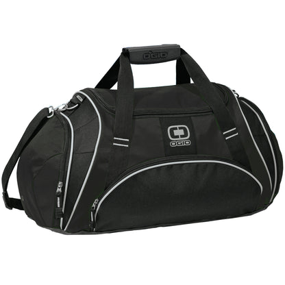 Black - Front - Ogio Crunch Sports - Gym Duffle Bag