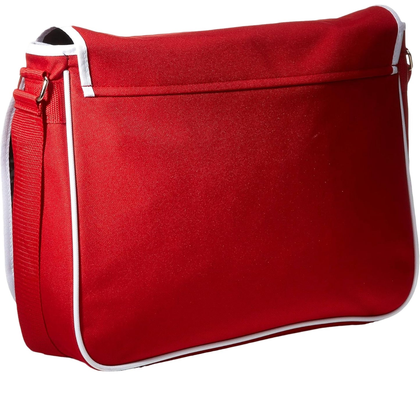 Classic Red-White - Back - Bagbase Retro Messenger Bag