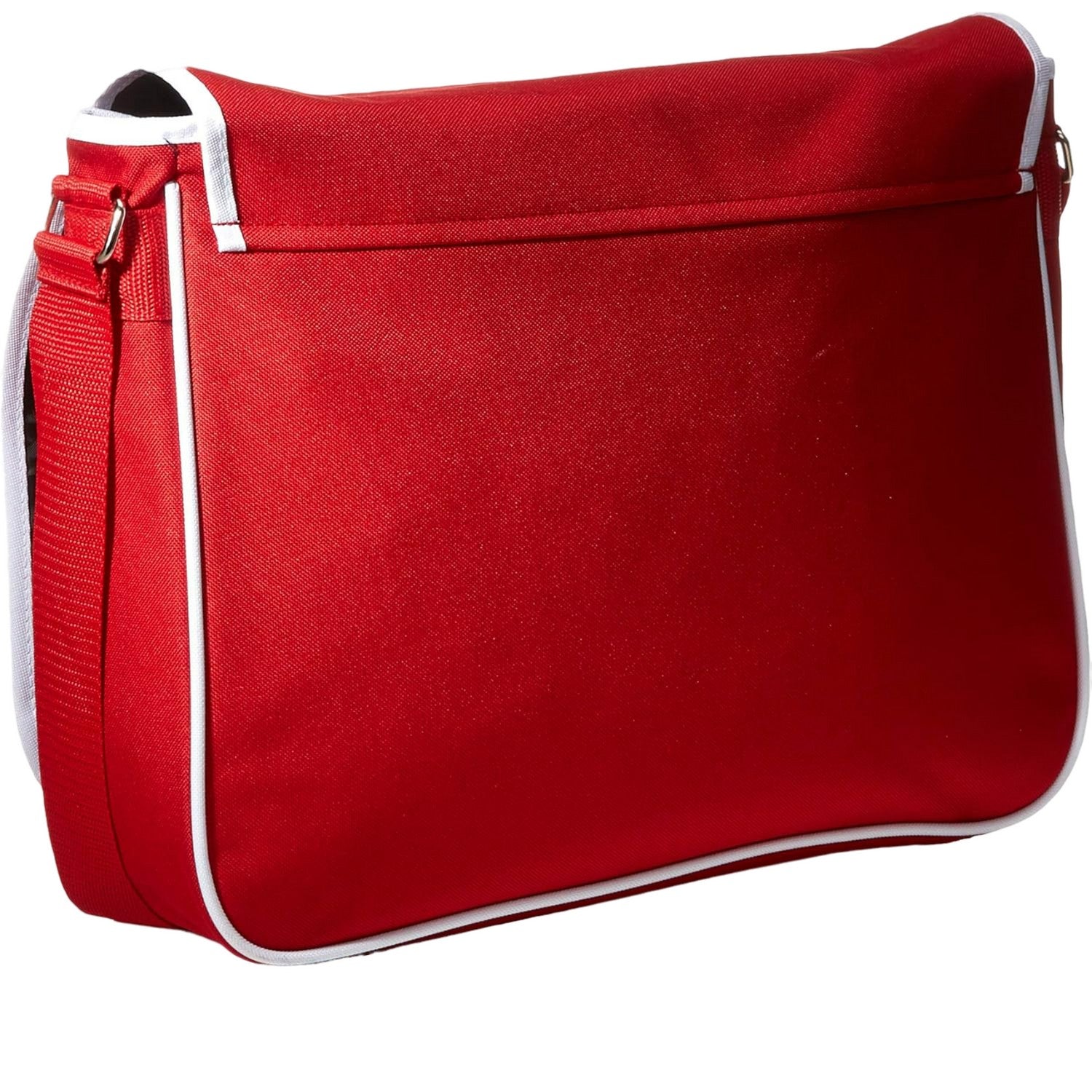 Classic Red-White - Back - Bagbase Retro Messenger Bag