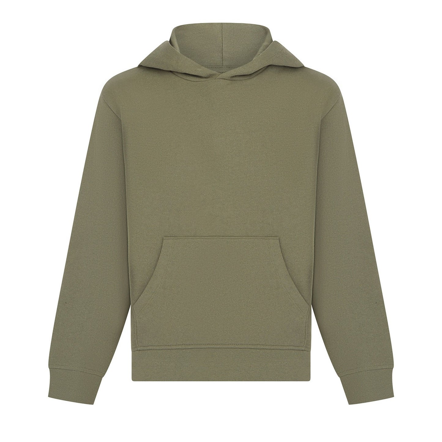 Khaki Green - Front - SF Minni Childrens-Kids Sustainable Hoodie