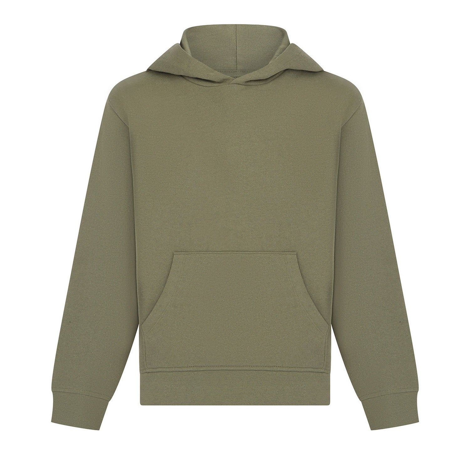 Khaki Green - Front - SF Minni Childrens-Kids Sustainable Hoodie