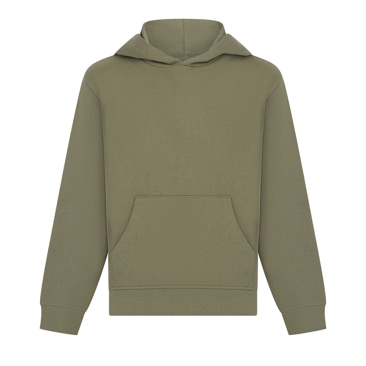 Khaki Green - Front - SF Minni Childrens-Kids Sustainable Hoodie