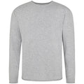 Heather Grey - Front - Ecologie Unisex Adult Arenal Knitted Sweatshirt
