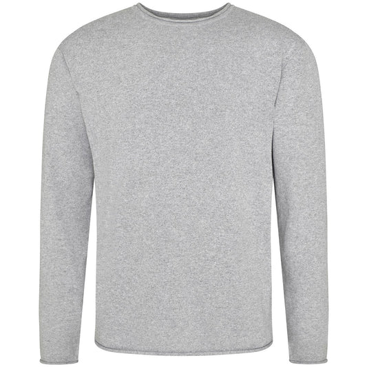 Heather Grey - Front - Ecologie Unisex Adult Arenal Knitted Sweatshirt