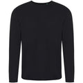 Black - Front - Ecologie Unisex Adult Arenal Knitted Sweatshirt