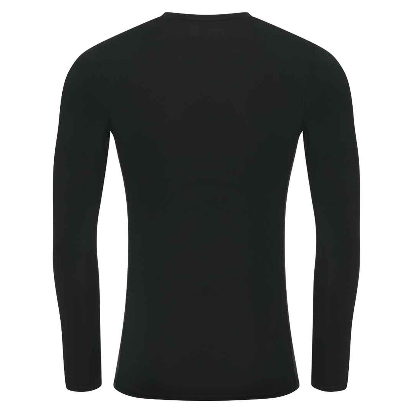Jet Black - Back - Awdis Mens Recycled Active Base Layer Top