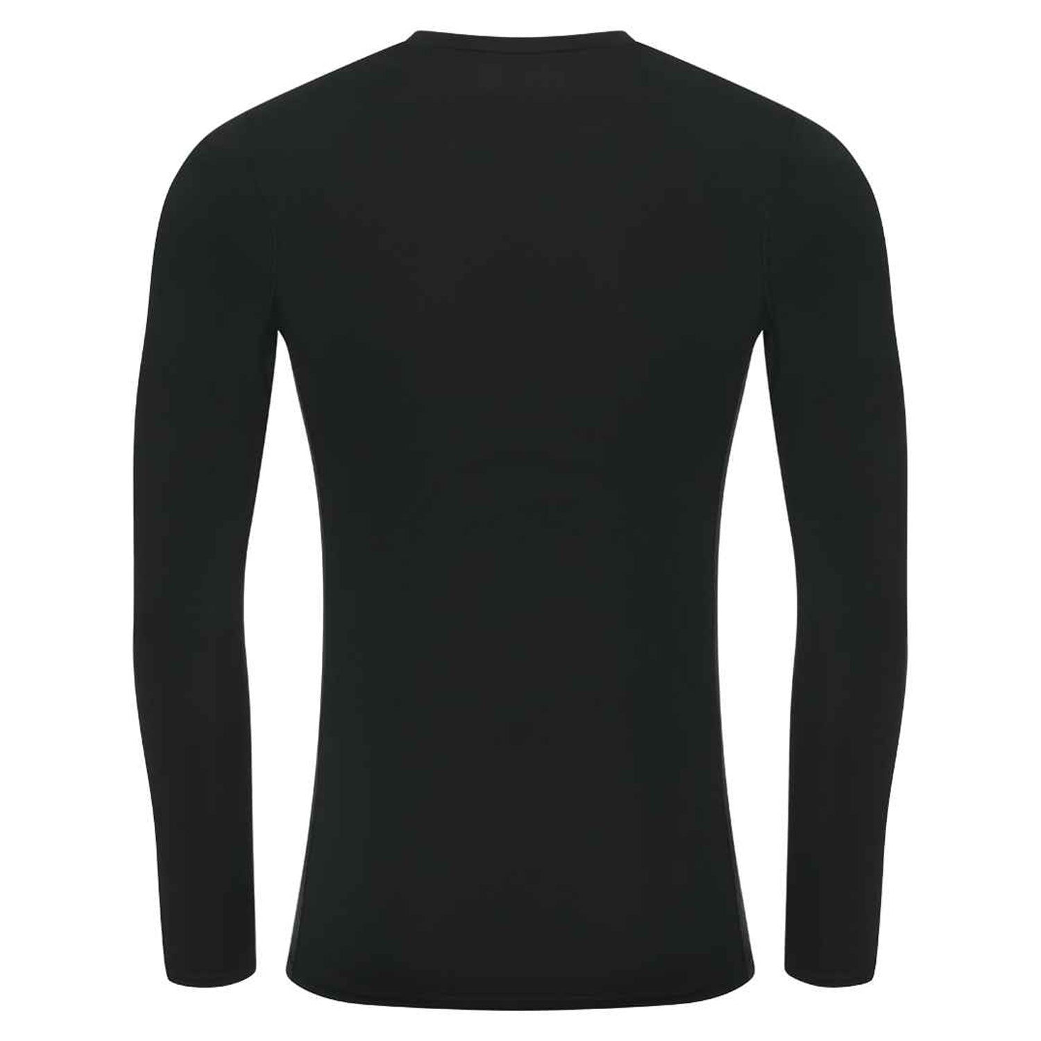 Jet Black - Back - Awdis Mens Recycled Active Base Layer Top