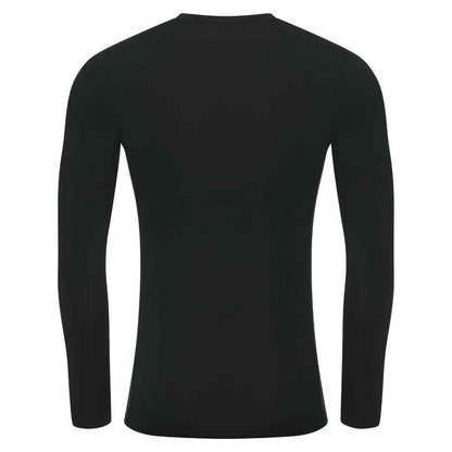Jet Black - Back - Awdis Mens Recycled Active Base Layer Top