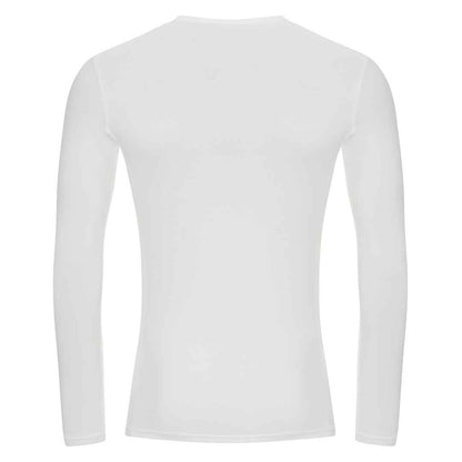 Arctic White - Back - Awdis Mens Recycled Active Base Layer Top