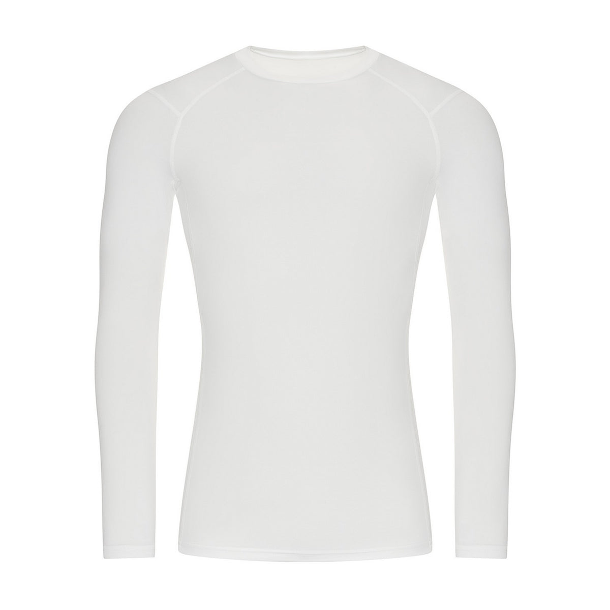 Arctic White - Front - Awdis Mens Recycled Active Base Layer Top