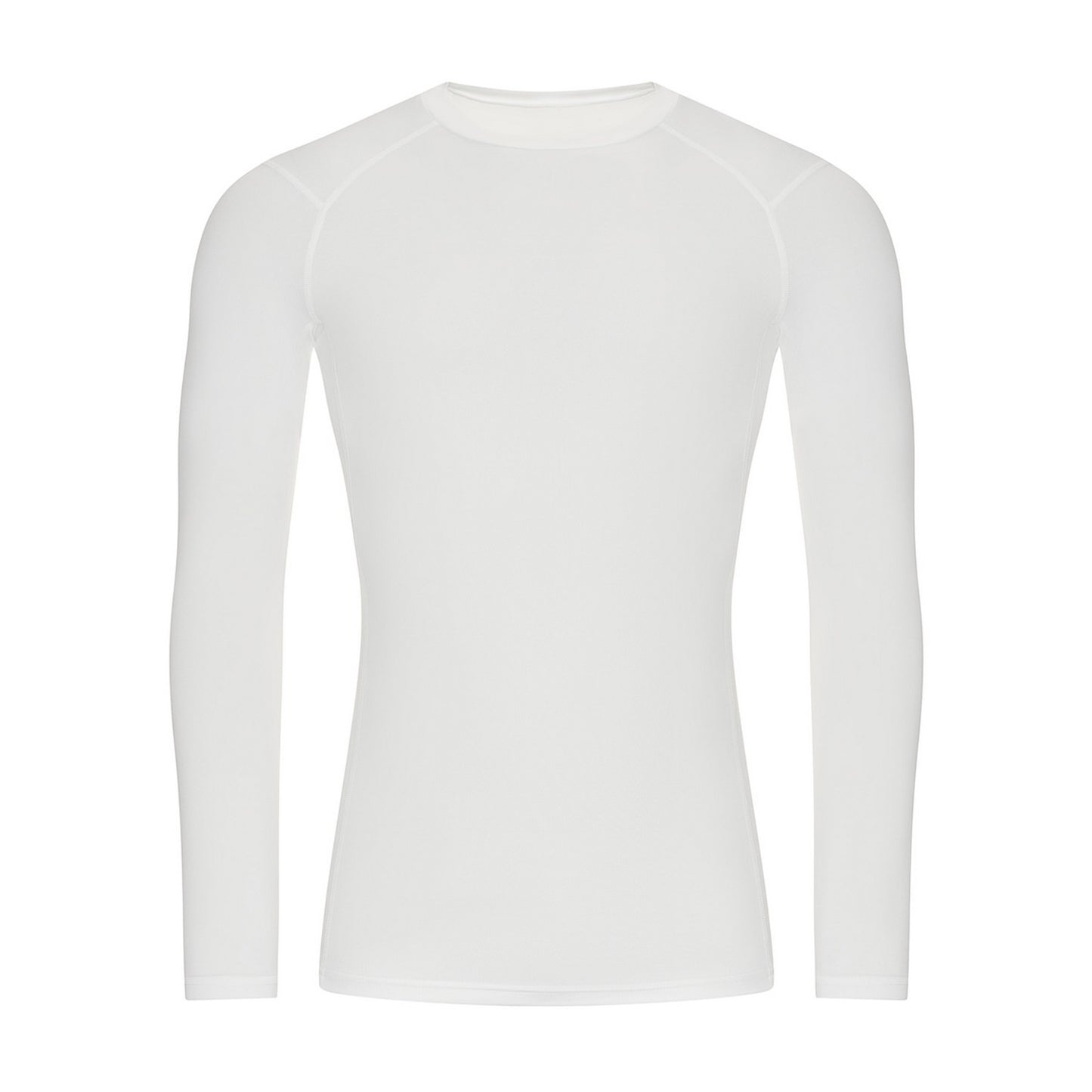 Arctic White - Front - Awdis Mens Recycled Active Base Layer Top
