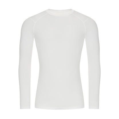 Arctic White - Front - Awdis Mens Recycled Active Base Layer Top