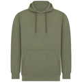 Khaki Green - Front - SF Unisex Adult Sustainable Hoodie
