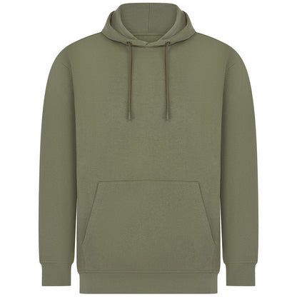 Khaki Green - Front - SF Unisex Adult Sustainable Hoodie