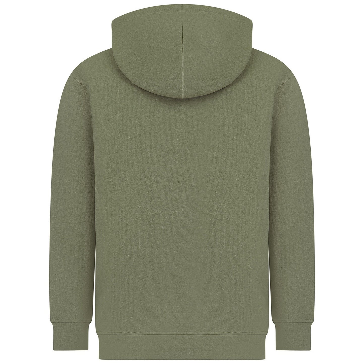 Khaki Green - Back - SF Unisex Adult Sustainable Hoodie