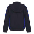 Navy-Royal Blue - Back - Finden & Hales Childrens-Kids Team Contrast Hoodie