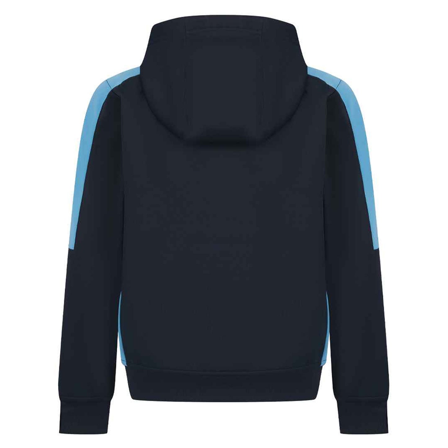 Navy-Sky - Back - Finden & Hales Childrens-Kids Team Contrast Hoodie