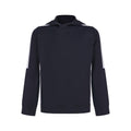 Navy-White - Front - Finden & Hales Childrens-Kids Team Contrast Hoodie