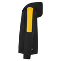 Black-Gold - Side - Finden & Hales Childrens-Kids Team Contrast Hoodie