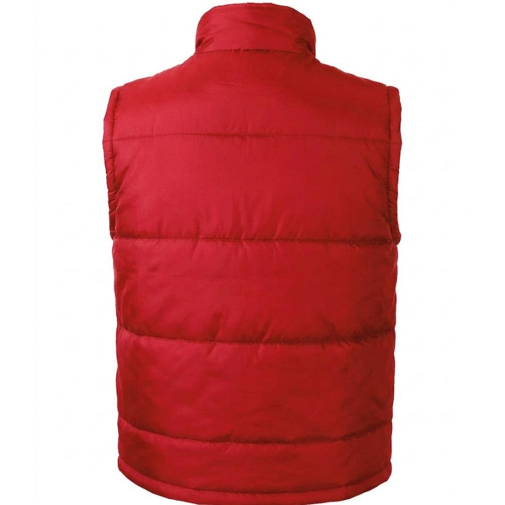 Red - Back - Result Core Unisex Adult Padded Body Warmer