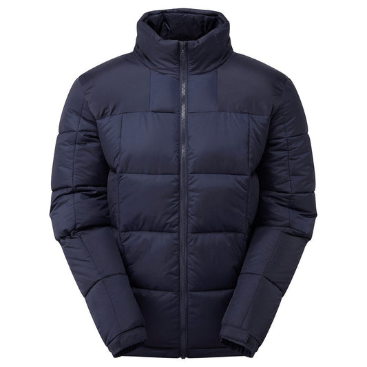 Navy - Front - 2786 Mens Fourteener Box Quilted Jacket