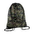 Jungle Camo - Front - Bagbase Premium Camouflage Drawstring Bag