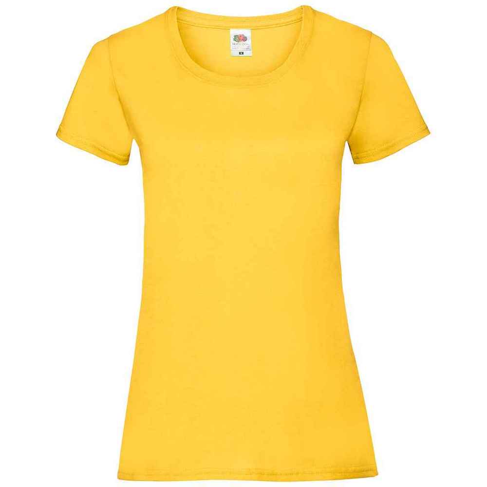 Sunflower - Front - Fruit of the Loom Womens-Ladies Valueweight Heather Lady Fit T-Shirt