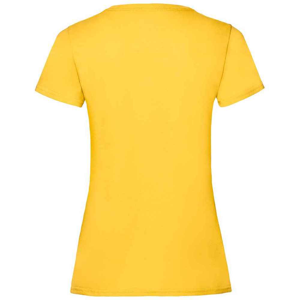 Sunflower - Back - Fruit of the Loom Womens-Ladies Valueweight Heather Lady Fit T-Shirt