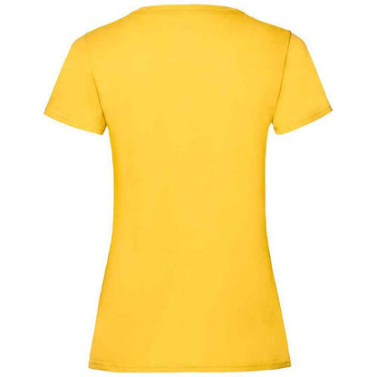 Sunflower - Back - Fruit of the Loom Womens-Ladies Valueweight Heather Lady Fit T-Shirt
