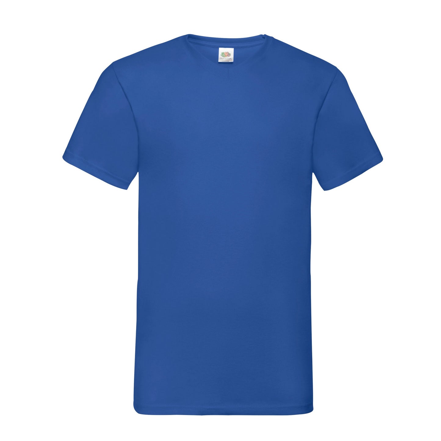 Royal Blue - Front - Fruit of the Loom Mens Valueweight V Neck T-Shirt