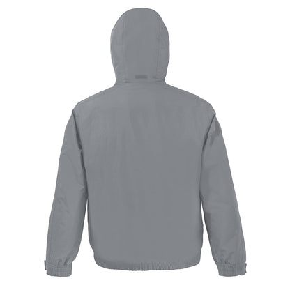 Grey - Back - Result Core Mens Channel Jacket