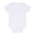 White - Front - Larkwood Baby Essential Short-Sleeved Bodysuit