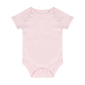 Pale Pink - Front - Larkwood Baby Essential Short-Sleeved Bodysuit