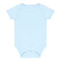 Pale Blue - Front - Larkwood Baby Essential Short-Sleeved Bodysuit