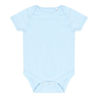 Pale Blue - Front - Larkwood Baby Essential Short-Sleeved Bodysuit