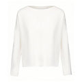 Off White - Front - Kariban Womens-Ladies Oversized Sweatshirt