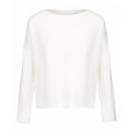 Off White - Front - Kariban Womens-Ladies Oversized Sweatshirt