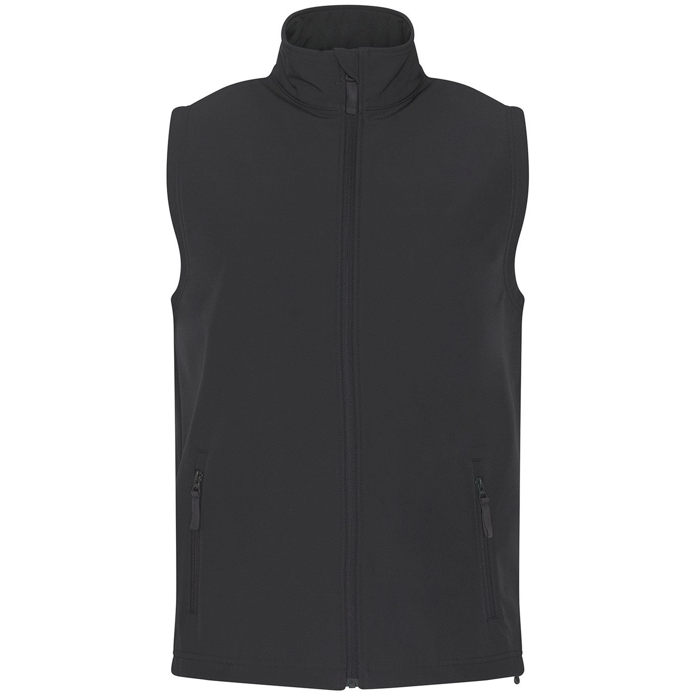 Charcoal - Front - PRO RTX Mens Softshell 2 Layer Gilet