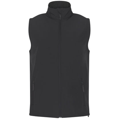 Charcoal - Front - PRO RTX Mens Softshell 2 Layer Gilet