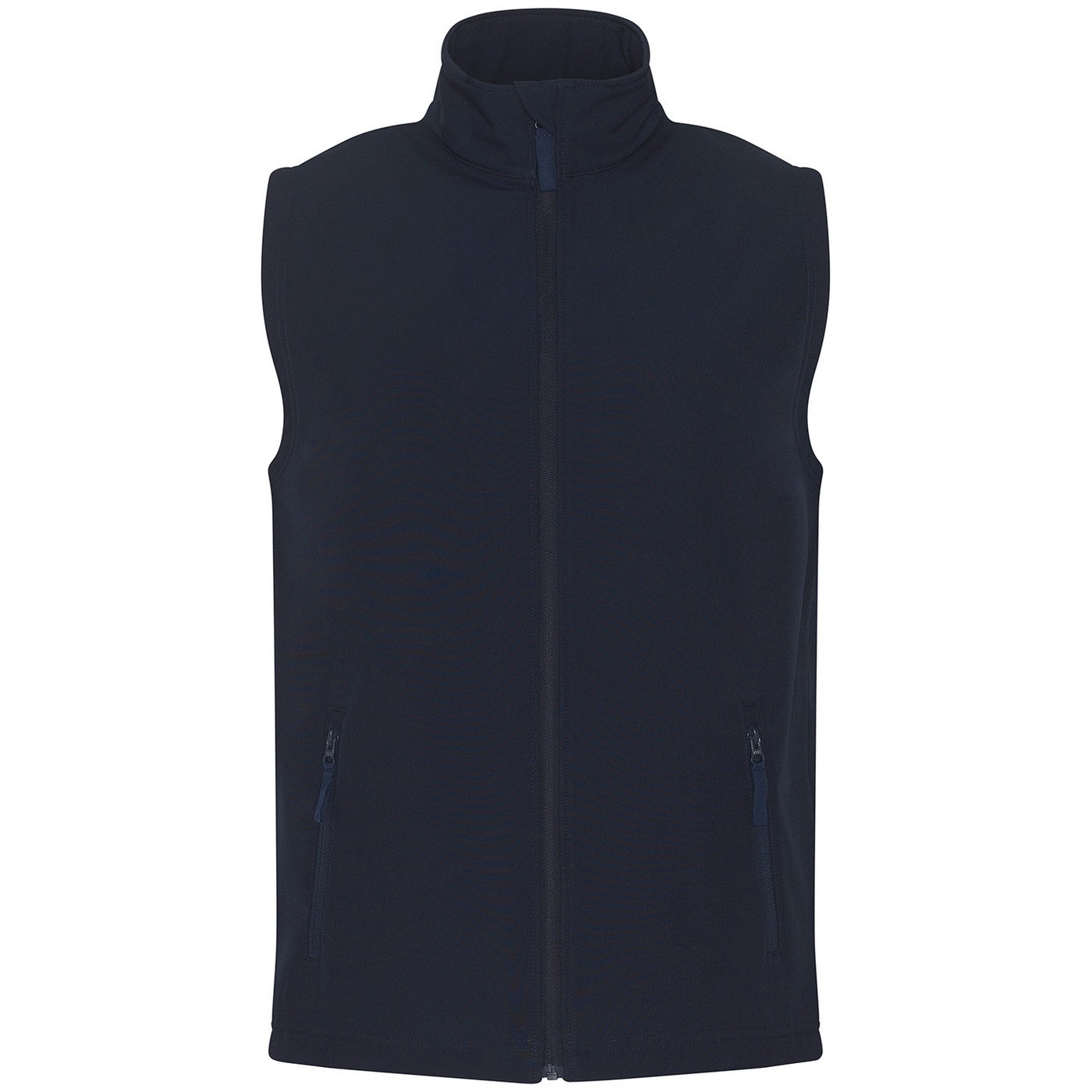 Navy - Front - PRO RTX Mens Softshell 2 Layer Gilet