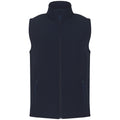 Navy - Front - PRO RTX Mens Softshell 2 Layer Gilet
