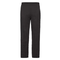 Black - Front - Fruit of the Loom Mens Lightweight Jogging Bottoms