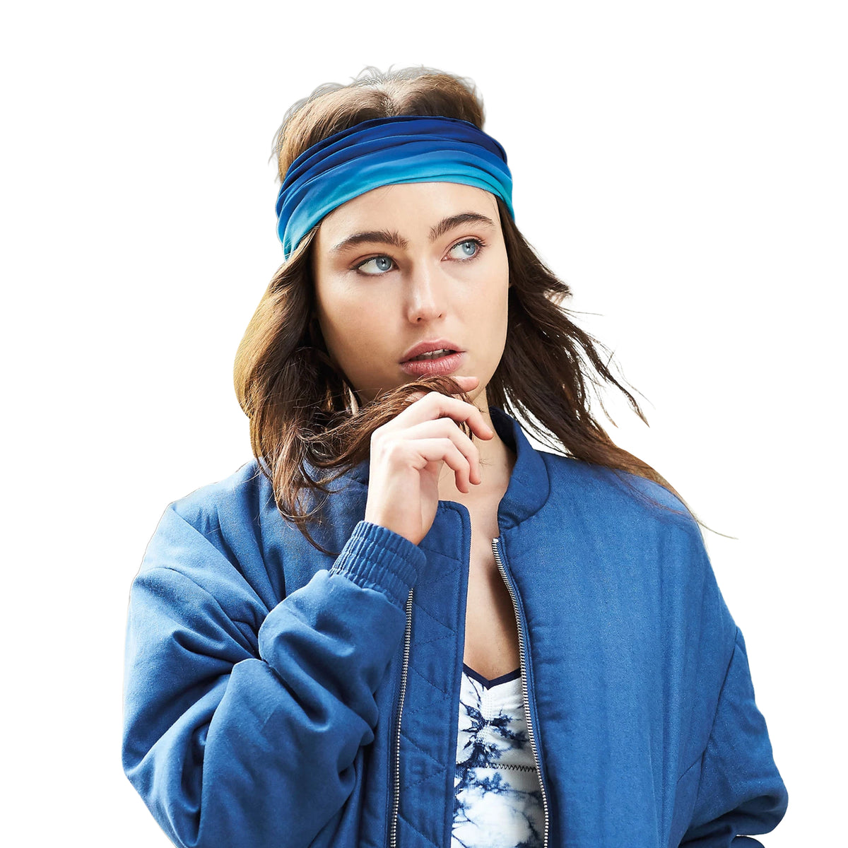Caribbean Blue - Back - Beechfield Unisex Adult Morf Ombre Snood