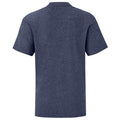 Heather Navy - Back - Fruit of the Loom Childrens-Kids Iconic Heather T-Shirt