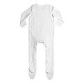 White - Back - Larkwood Baby Organic Sleepsuit