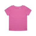 Bright Pink - Front - Larkwood Toddler Organic T-Shirt