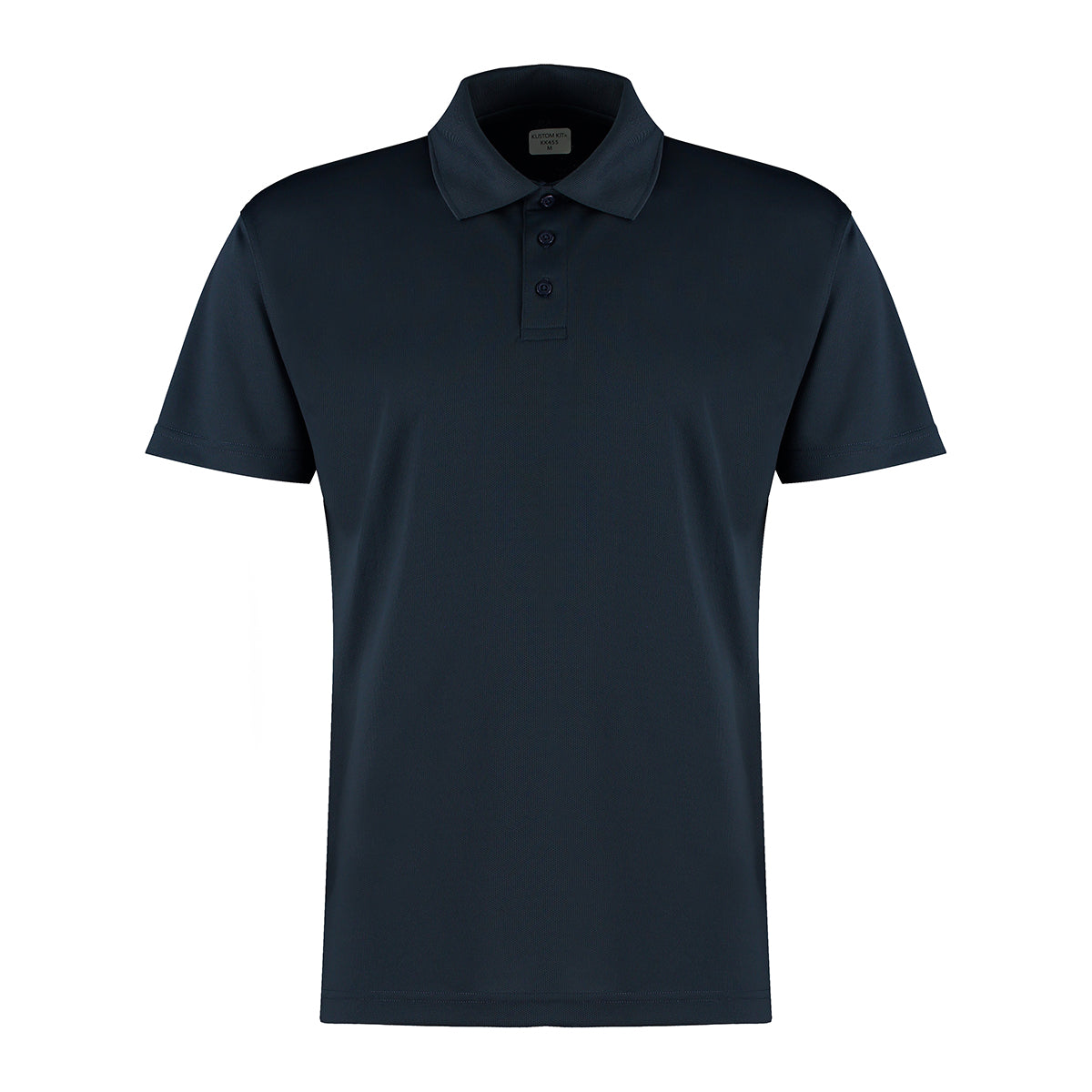 Navy - Front - Kustom Kit Mens Cooltex Plus Micro Mesh Regular Polo Shirt