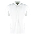 White - Front - Kustom Kit Mens Cooltex Plus Micro Mesh Regular Polo Shirt