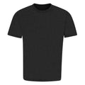 Black - Front - AWDis Cool Mens Urban Marl T-Shirt